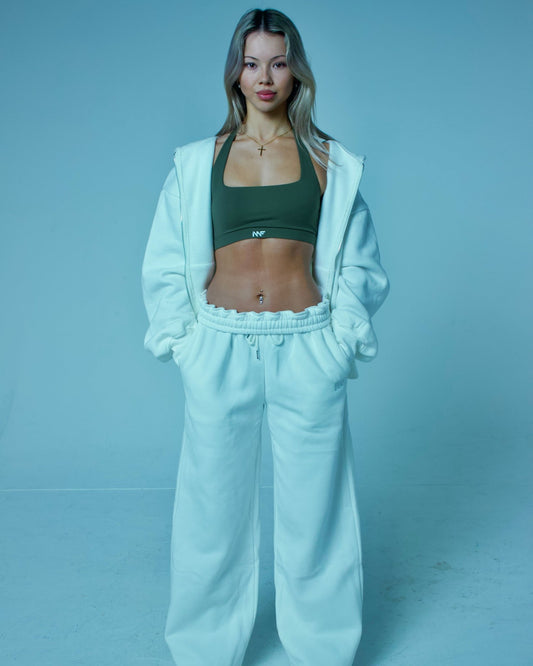 Lounge Track Pant - White