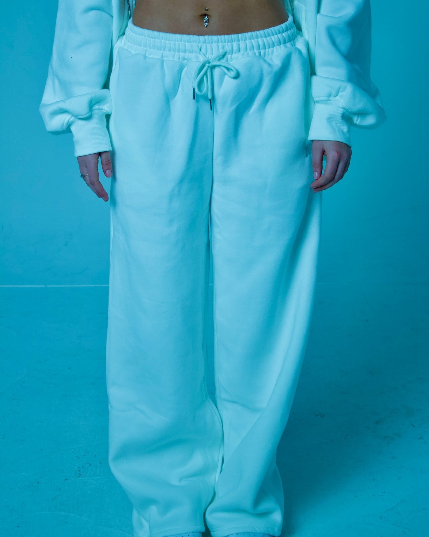 Lounge Track Pant - White