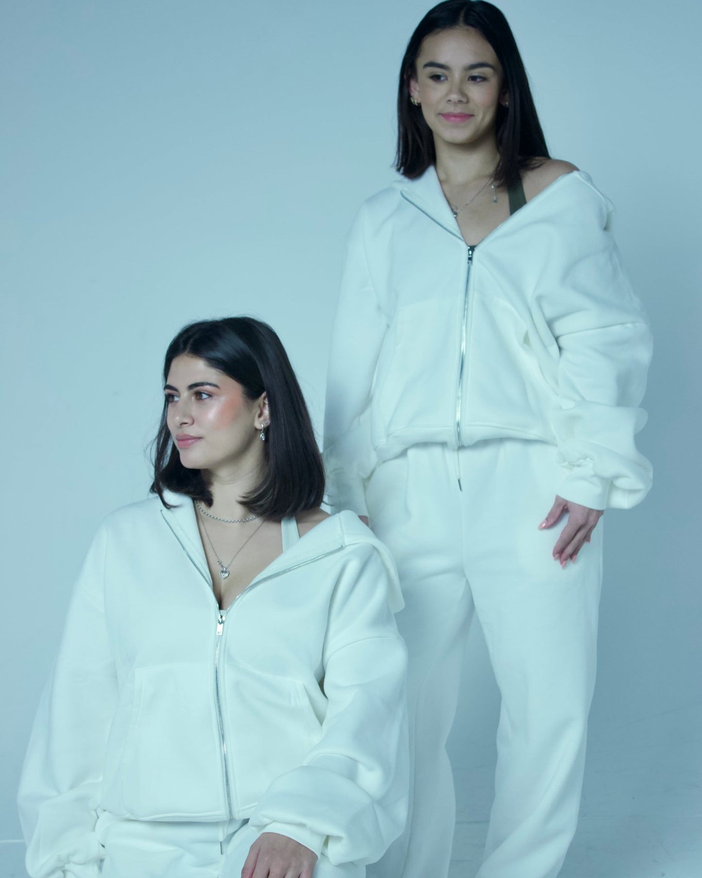 Lounge Zip Jacket - White