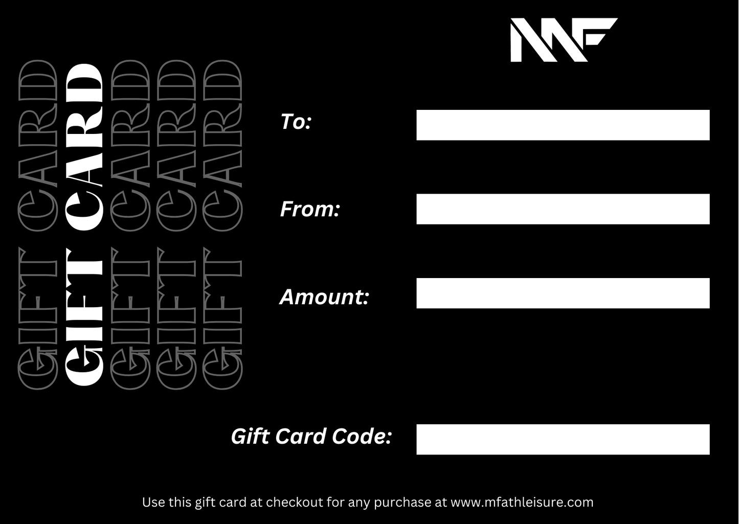 Digital Gift Card
