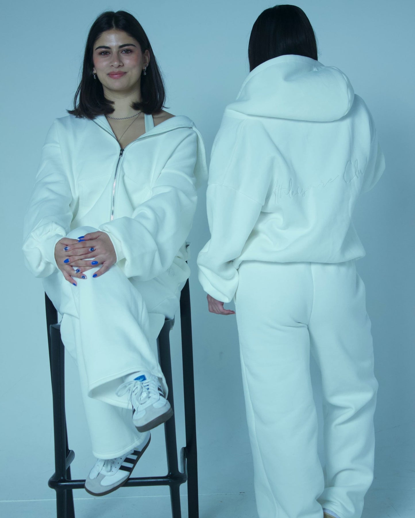 Lounge Zip Jacket - White